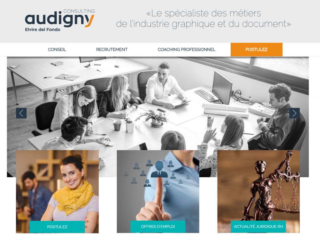 Refonte du site Audigny Consulting