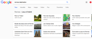 Des conséquences pour le e tourisme causé par Google Destinations